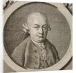 Portrait of Carl Philipp Emanuel Bach, 18th century by Anonymous