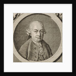 Portrait of Carl Philipp Emanuel Bach, 18th century by Anonymous