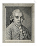 Portrait of Carl Philipp Emanuel Bach, 18th century by Anonymous