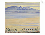 Lake Thun with Stockhorn Range, 1904 by Anonymous