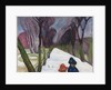 Fresh Snow in the Avenue, 1906 by Anonymous