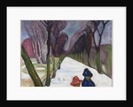 Fresh Snow in the Avenue, 1906 by Anonymous