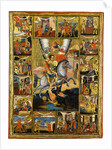 Saint George with scenes from his life, 1806 by Anonymous