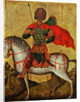 Saint Menas on horseback, Mid of the 15th cen by Anonymous