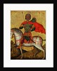 Saint Menas on horseback, Mid of the 15th cen by Anonymous