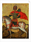 Saint Menas on horseback, Mid of the 15th cen by Anonymous
