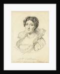 Portrait of the mezzo-soprano Isabella Colbran by Anonymous