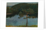Pine tree by the shore, 1900 by Anonymous