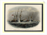 The mining of the Merlin and Firefly off Kronstadt on 9 June 1855, 1855-1856 by Anonymous