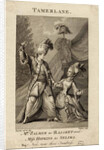 Mr Palmer as Bajazet and Miss Hopkins as Selima in Tamerlane by Nicholas Rowe. (Now, now, thou trai by Anonymous