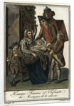 Man, woman and children in the mountains of Savoy, ca 1797 by Anonymous