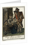 Man, woman and children in the mountains of Savoy, ca 1797 by Anonymous