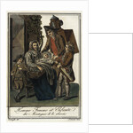 Man, woman and children in the mountains of Savoy, ca 1797 by Anonymous