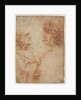 An old man and a youth facing one another, c. 1500 by Anonymous