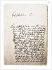 Letter to his friend, Georg Erdmann from 28.10.1730, 1730 by Anonymous