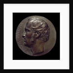 Julian Fontana, Bronze medal, 1843 by Anonymous
