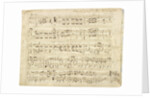 Autographed partiture of the Polonaise, Op. 53 in A flat major for piano, 1843 by Anonymous