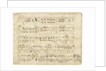 Autographed partiture of the Polonaise, Op. 53 in A flat major for piano, 1843 by Anonymous