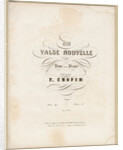 Cover page of first edition of the Grande Valse Nouvelle in A-flat Major, Op. 42, 1840 by Anonymous