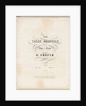 Cover page of first edition of the Grande Valse Nouvelle in A-flat Major, Op. 42, 1840 by Anonymous