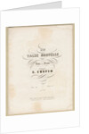 Cover page of first edition of the Grande Valse Nouvelle in A-flat Major, Op. 42, 1840 by Anonymous