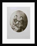 Pyotr Ilyich Tchaikovsky (left) and Vladimir Gerard. 29 May 1859, Petersburg, 1859 by Anonymous