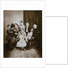 The Tchaikovsky family. Left to right: Pyotr, Alexandra Andreyevna, Alexandra, Zinaida, Nikolai, Ipp by Anonymous