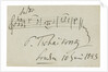 Musical quotation from the Cradle song op. 16 no. 1 in A flat minor, 1893 by Anonymous