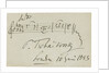 Musical quotation from the Cradle song op. 16 no. 1 in A flat minor, 1893 by Anonymous