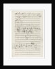 Autograph manuscript of the Orchestral Suite No. 2 in C major, Op. 53, 1883 by Anonymous