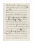 Autograph manuscript of the Orchestral Suite No. 2 in C major, Op. 53, 1883 by Anonymous