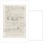 Autograph manuscript of the Orchestral Suite No. 2 in C major, Op. 53, 1883 by Anonymous