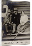 Pyotr Ilyich Tchaikovsky visiting Nikolay and Medea Figner, 1890 by Anonymous