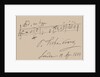 Musical quotation from the Suite No. 1, Op. 43, 1889 by Anonymous