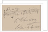 Musical quotation from the Suite No. 1, Op. 43, 1889 by Anonymous