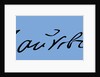 Signature of Pyotr Tchaikovsky by Anonymous