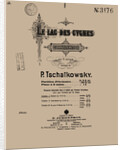 Cover of the score of the ballet Swan Lake by Pyotr Tchaikovsky, 1900 by Anonymous