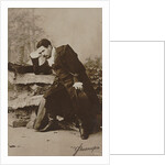 Nikolay Figner as Lensky in opera Eugene Onegin by Pyotr Tchaikovsky, 1880s by Anonymous