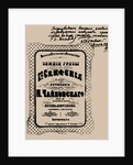 Cover of the score of the Symphony No. 1 in G minor, Winter Daydreams, Op. 13 by Pyotr Tchaikovsky, by Anonymous