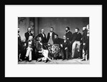 Richard Wagner in the circle of friends and admirers before the premiere of Tristan in Munich, 186 by Anonymous