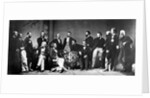 Richard Wagner in the circle of friends and admirers before the premiere of Tristan in Munich, 186 by Anonymous