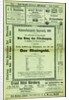 Program of the Bayreuth Festival, 1899, 1899 by Anonymous