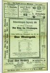 Program of the Bayreuth Festival, 1899, 1899 by Anonymous
