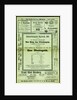 Program of the Bayreuth Festival, 1899, 1899 by Anonymous
