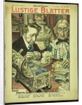 Twilight of the Coins. Caricature from Lustigen Blätter. Berlín. No 34, 1902, dedicated to the Bayre by Anonymous