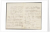 Letter to Carolyne Sayn-Wittgenstein including the closing measures of Das Rheingold, 1854 by Anonymous