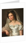 Rosalie Wagner, the oldest sister of Richard Wagner, at the age of 23 years, 1826 by Anonymous