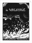 Cover of the vocal score of opera Die Walküre by Richard Wagner, 1894 by Anonymous