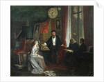 Cosima Wagner, Richard Wagner, Franz Liszt and Hans von Wolzogen in the Wahnfried, Bayreuth, 1881 by Anonymous