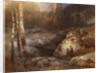 Set design for opera Tannhäuser by Richard Wagner. Tannhäuser returns from his pilgrimage to Rome, 1 by Anonymous